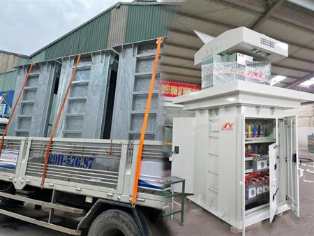 Tủ trạm biến áp dạng cột đặt mặt đất